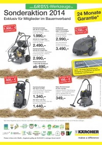 K&auml;rcher Aktion 2014