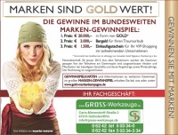 Hauptgewinn 20.000 &euro; bei GROSS-Werkzeuge KG