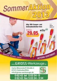 Sommeraktion Werkzeuge 2013