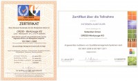 Wir sind ISO 9001:2008 zertifiziert